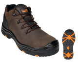 TOPAZ S3 SRC HRO barna hőálló talpú munkavédelmi cipő, munkacipőkompozit 9TOPL