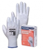 VA199  ESD tenyér bevont védőkesztyű automatákhoz