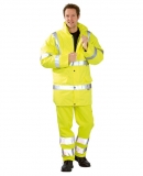 Jólláthatósági, munkavédelmi télikabát sárga (RS_20540/xx)
