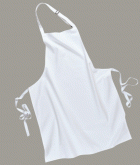 Portwest S840Y Partedlis kötény (melles kötény) fehér színben, mely klasszikus szabású, elegáns viselet.