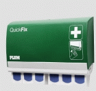 PL5503 Plum QuickFix zárható, utántölthet&#245  ragtapasz adagoló 90 db fémszálas kék tapasszal