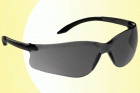 Lux Optical Softilux sötét lencsés munkavédelmi védőszemüveg, karc- és páramentes lencse, fekete, állítható szárral 60563-as