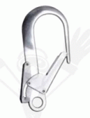KARABINER rugós acélzár, 60 mm nyílású AZ023
