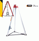 Csörlős háromlábú, teleszkópos, aluminium mentőálvány C71710 
