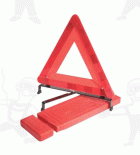 Közúti elakadásjelző háromszög fémtalppal, tokban 70295-ös