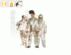 Alumínizált védőkabát, aramidszálas, hő- és lánghatás ellen (EN531, EN470)