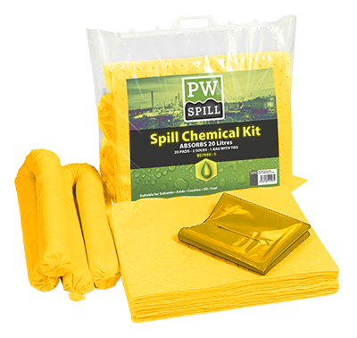 SM90-s Portwest, PW Spill 20 liter vegyi szorbens készlet