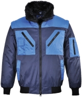 PJ20NARL_Portwest pilóta dzseki, két tónusú bomber kabát 4az1ben funkciókkal