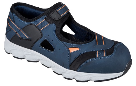 FT37BLU_Portwest Compositelite Safety Tay S1P szandál KÉK