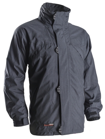 Coverguard munkaruha 3 AZ 1-BEN Amerika fekete/szürke kabát kivehető polár pulóver XAMER