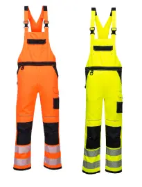 Portwest PW3 jól láthatóság PW3 Hi-Vis kantáros nadrág, Cikkszám: PW344