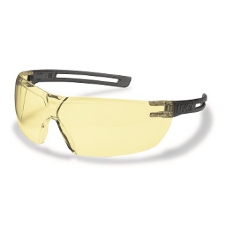 Uvex x-fit védőszemüveg szürke szárú, sárga lencsével (9199286)