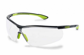 Uvex sportstyle szemüveg lime színű keret, víztiszta lencsével (9193265)