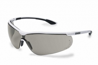 Uvex sportstyle szemüveg, füstszínű lencséjű, fehér/fekete keret (9193280)