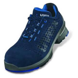 UVEX1 munkavédelmi sportcipő, munkacipő KÉK PERFORÁLT S1 SRC ESD (85318xx)